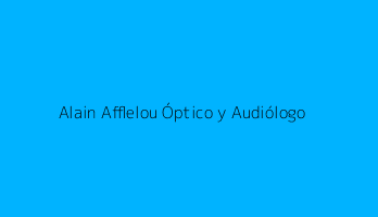 Alain Afflelou Óptico y Audiólogo